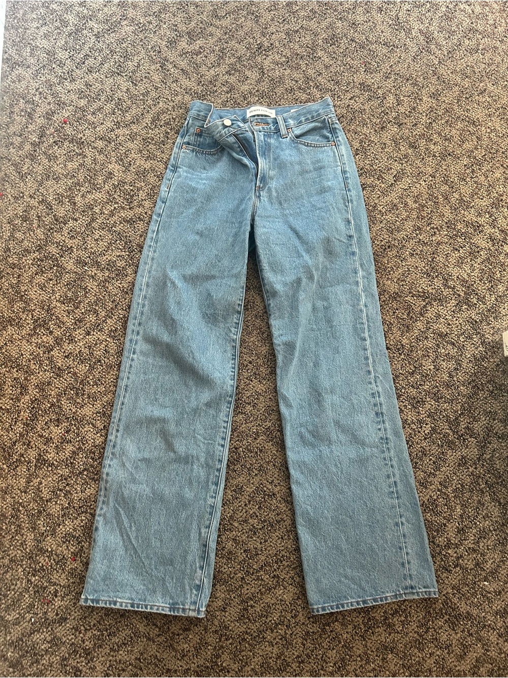 Denim Forum Light Blue Straight Leg Women's Jeans